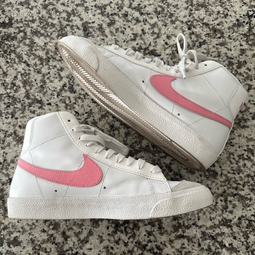 Pink Nike Blazers